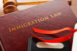 File and passport illustrating immigration law
