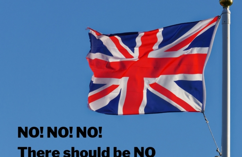 Union Jack No to referendum