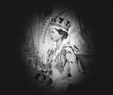 Memorial image of Queen Elizabeth II